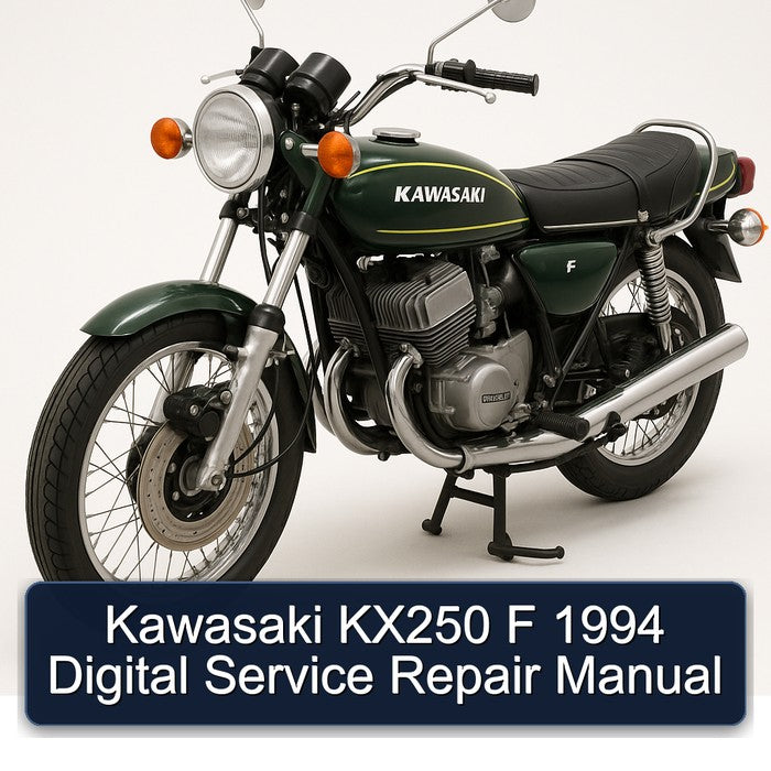 Kawasaki KX250 F 1994 Digital Service Repair Manual