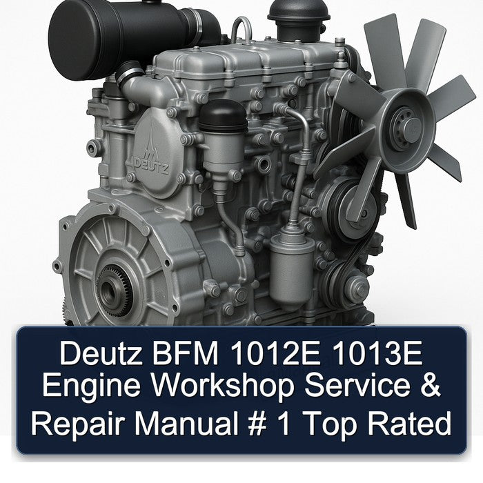 Deutz BFM 1012E 1013E Engine Workshop Service & Repair Manual # 1 Top Rated