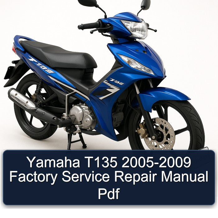 Yamaha T135 2005-2009 Factory Service Repair Manual Pdf