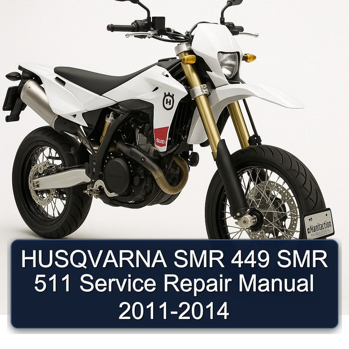 HUSQVARNA SMR 449 SMR 511 Service Repair Manual 2011-2014