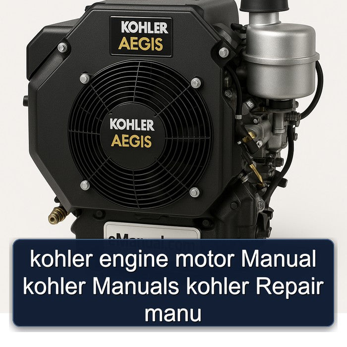kohler engine motor Manual kohler Manuals kohler Repair manu