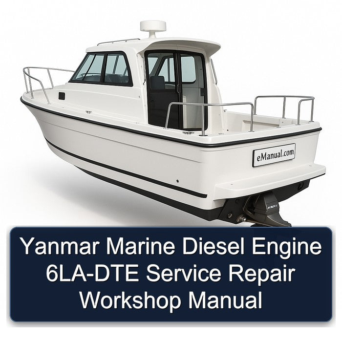 Yanmar Marine Diesel Engine 6LA-DTE Service Repair Workshop Manual