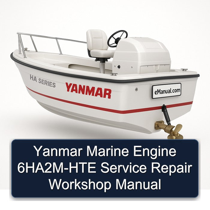 Yanmar Marine Engine 6HA2M-HTE Service Repair Workshop Manual