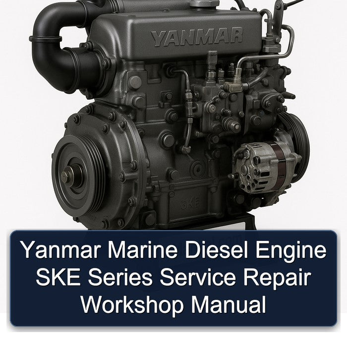 Yanmar Marine Diesel Engine SKE Series Service Repair Workshop Manual