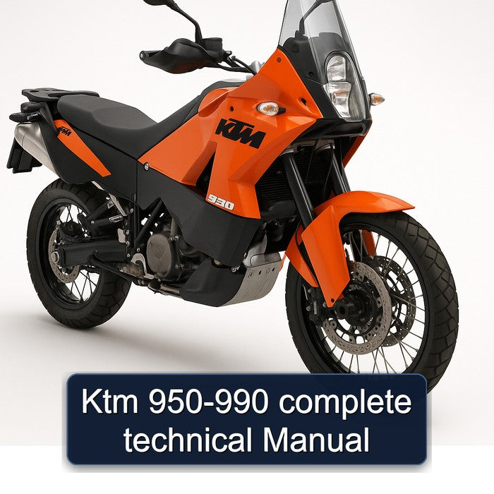 Ktm 950-990 complete technical Manual