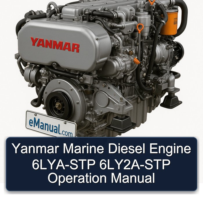 Yanmar Marine Diesel Engine 6LYA-STP 6LY2A-STP Operation Manual