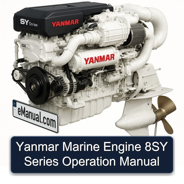 Yanmar Marine Engine 8SY Series Operation Manual
