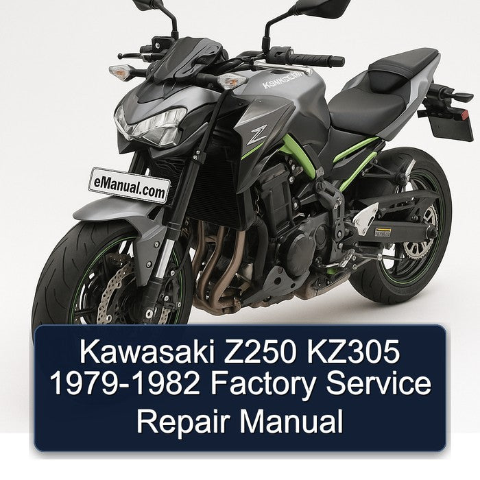 Kawasaki Z250 KZ305 1979-1982 Factory Service Repair Manual