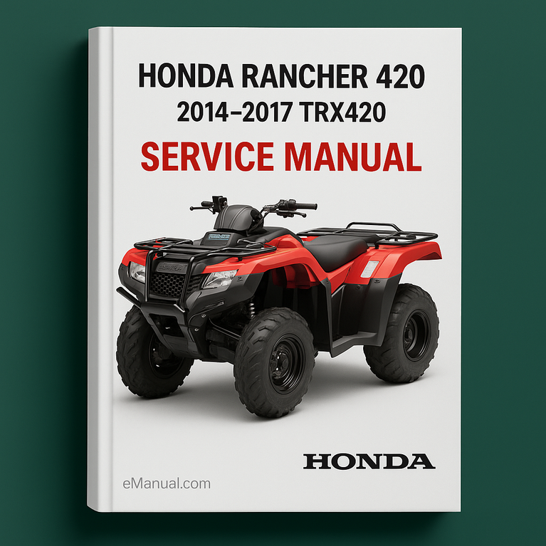 Honda Rancher 420 Service Manual Repair 2014-2017 TRX420