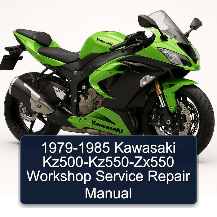 1979-1985 Kawasaki Kz500-Kz550-Zx550 Workshop Service Repair Manual