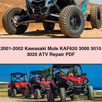 2001-2002 Kawasaki Mule KAF620 3000 3010 3020 ATV Repair