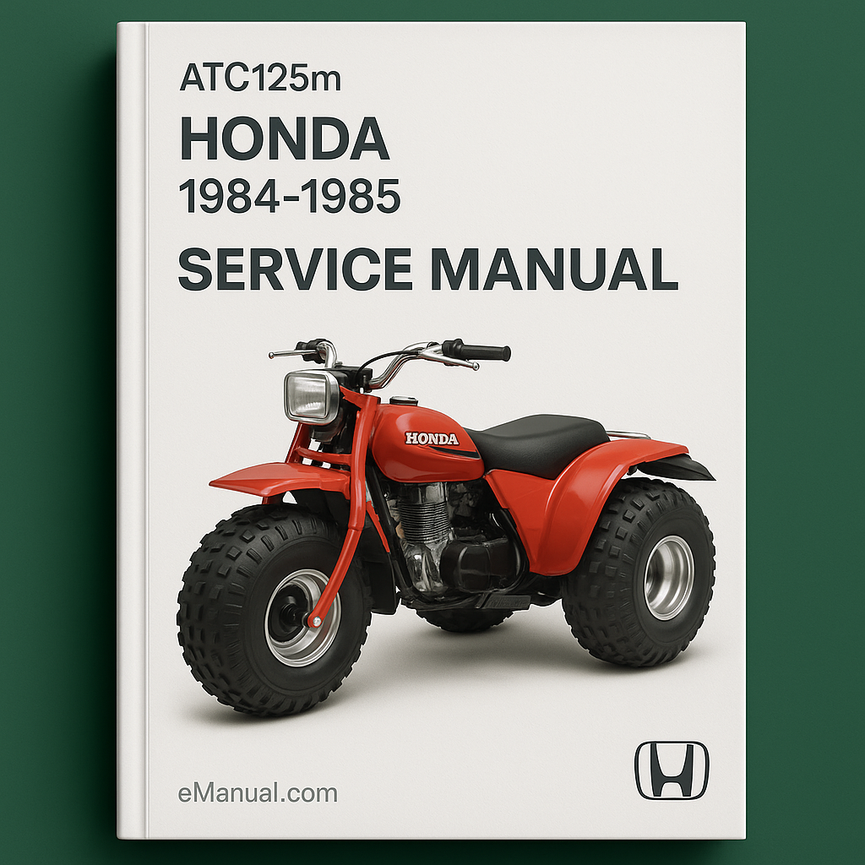 ATC125m Service Manual Repair 1984-1985 ATC 125m