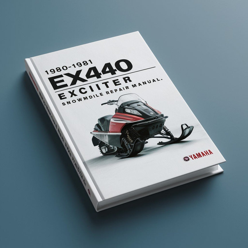 1980-1981 Yamaha EX440 Exciter Schneemobil Reparaturhandbuch