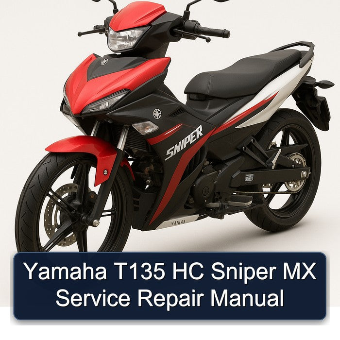 Yamaha T135 HC Sniper MX Service Repair Manual