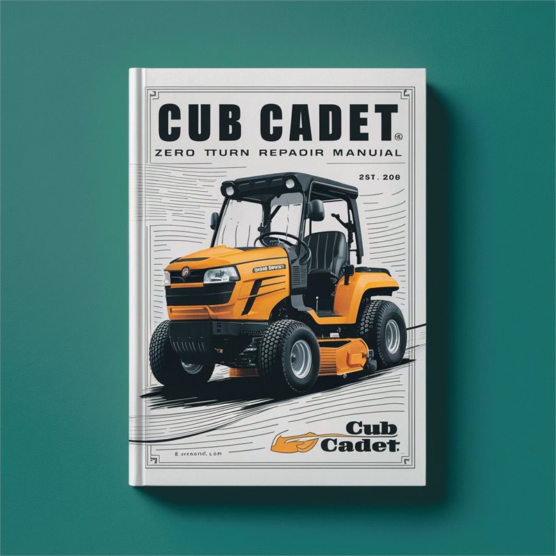 Cub Cadet RZT Zero Turn Rider Service Repair Manual PDF