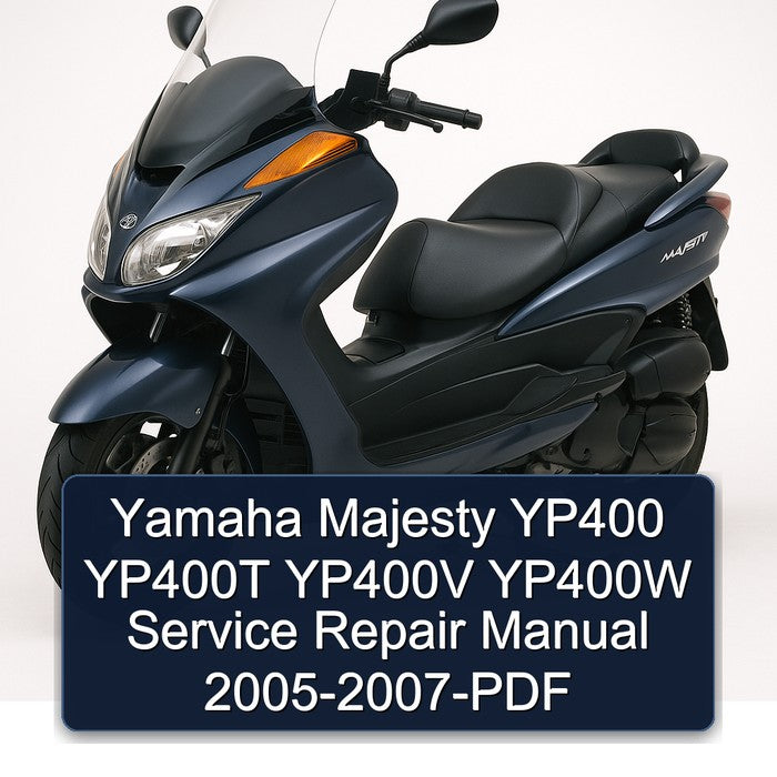 Yamaha Majesty YP400 YP400T YP400V YP400W Service Repair Manual 2005-2007-PDF
