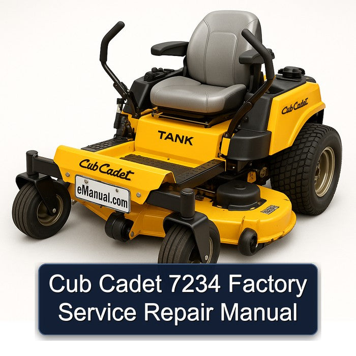 Cub Cadet 7234 Factory Service Repair Manual