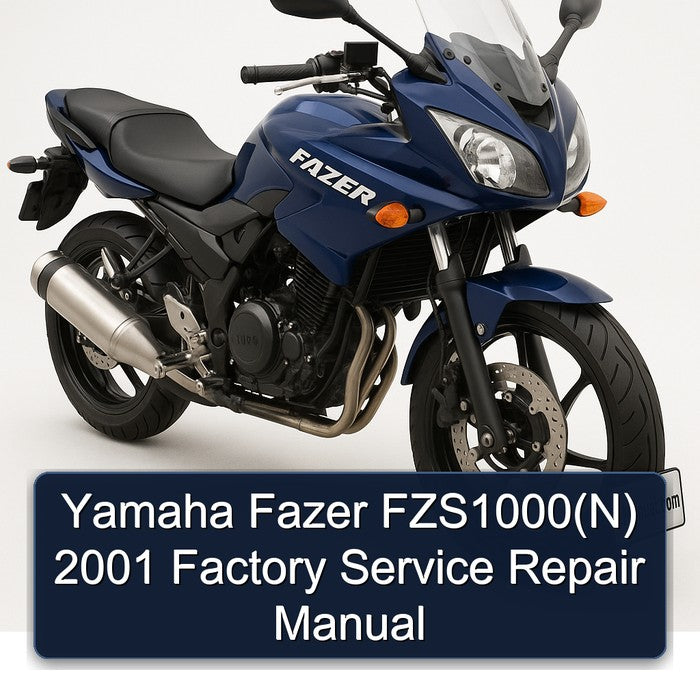 Yamaha Fazer FZS1000(N) 2001 Factory Service Repair Manual