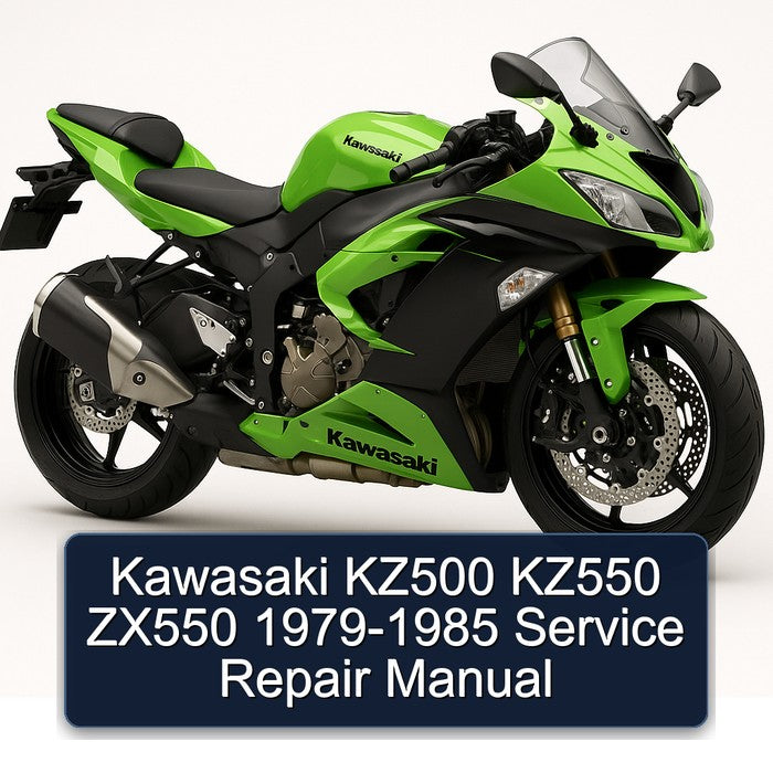 Kawasaki KZ500 KZ550 ZX550 1979-1985 Service Repair Manual