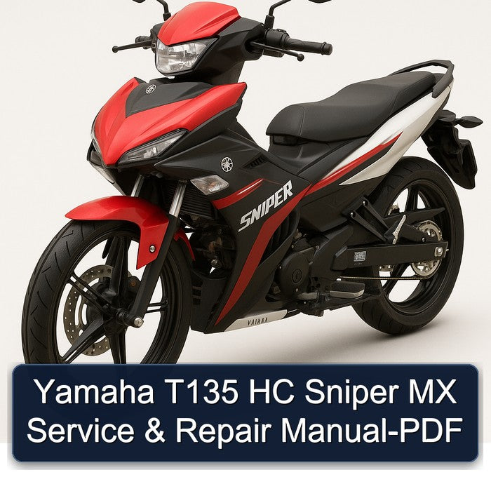 Yamaha T135 HC Sniper MX Service & Repair Manual-PDF