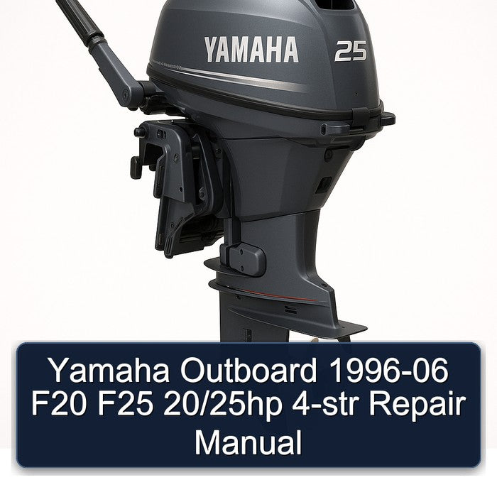Yamaha Outboard 1996-06 F20 F25 20/25hp 4-str Repair Manual