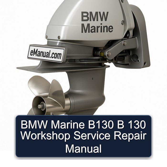 BMW Marine B130 B 130 Workshop Service Repair Manual