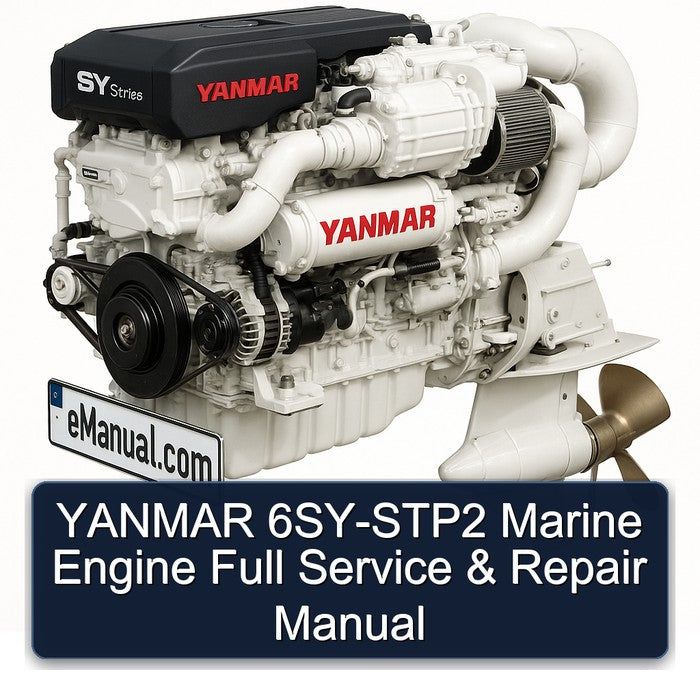 YANMAR 6SY-STP2 Marine Engine Full Service & Repair Manual