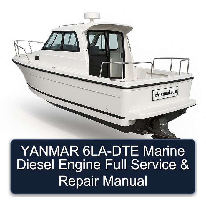 YANMAR 6LA-DTE Marine Diesel Engine Full Service & Repair Manual