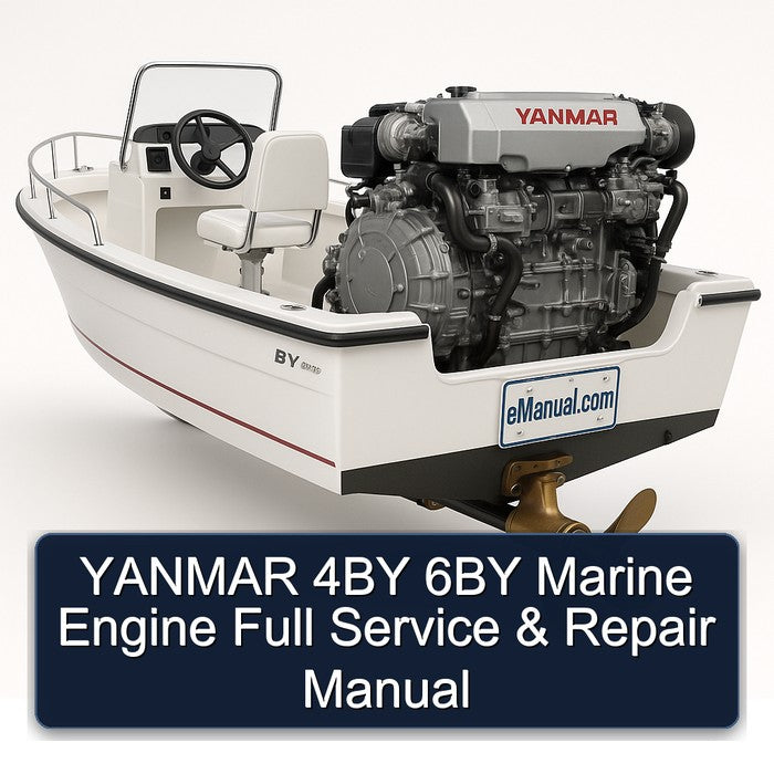 YANMAR 4BY 6BY Marine Engine Full Service & Repair Manual