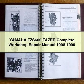 Yamaha FZS600 FAZER Komplettes Werkstatt-Reparaturhandbuch 1998-1999