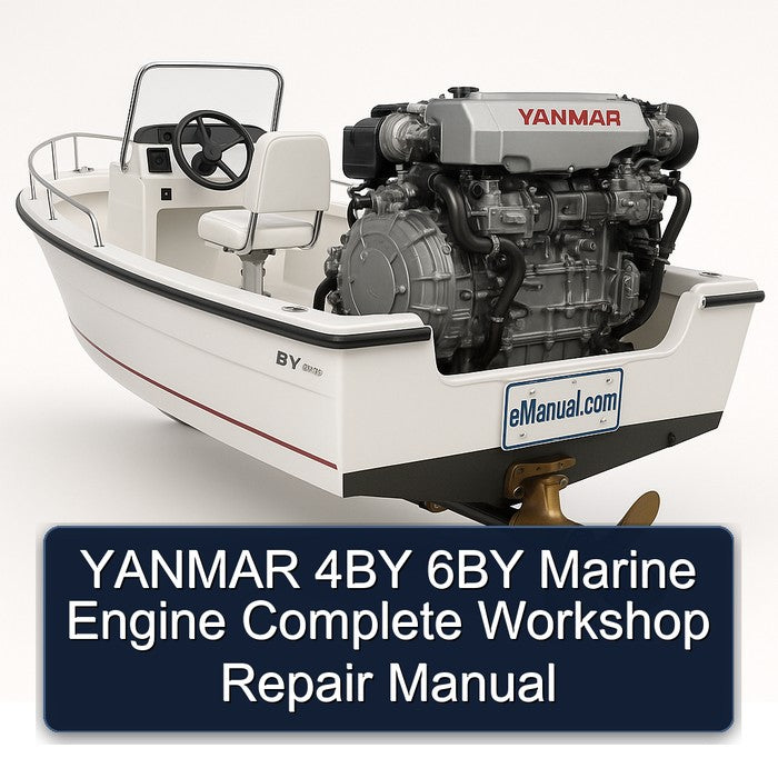 YANMAR 4BY 6BY Marine Engine Complete Workshop Repair Manual