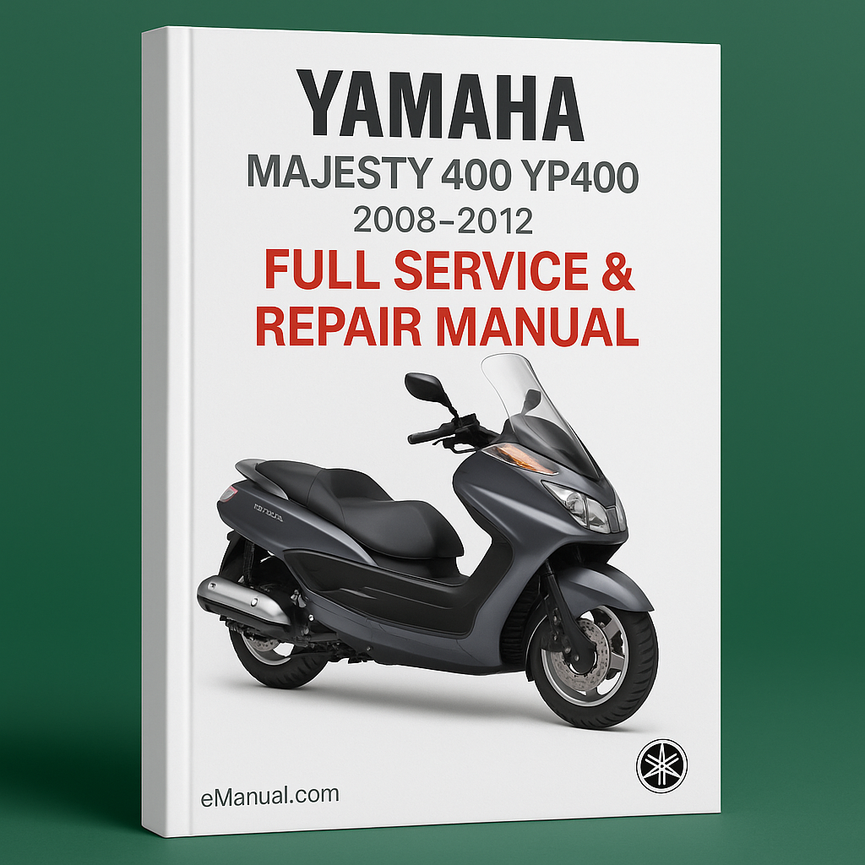 Yamaha MAJESTY 400 YP400 Full Service & Repair Manual 2008-2012