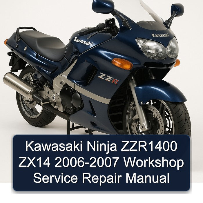 Kawasaki Ninja ZZR1400 ZX14 2006-2007 Workshop Service Repair Manual