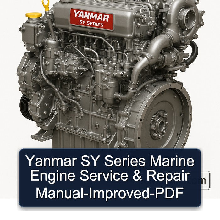 Yanmar SY Series Marine Engine Service & Repair Manual-Improved-PDF