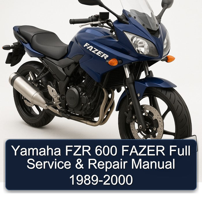 Yamaha FZR 600 FAZER Full Service & Repair Manual 1989-2000