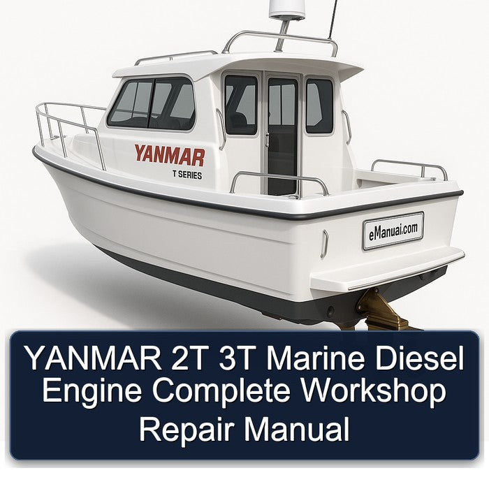 YANMAR 2T 3T Marine Diesel Engine Complete Workshop Repair Manual