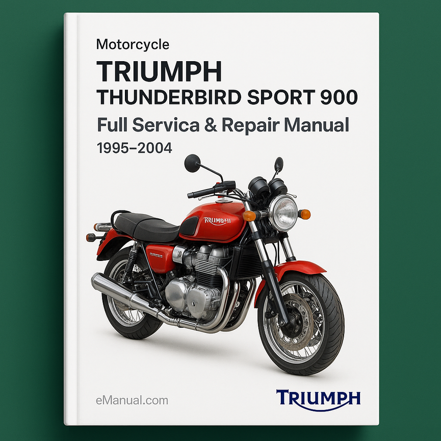 TRIUMPH THUNDERBIRD SPORT 900 Full Service & Repair Manual 1995-2004