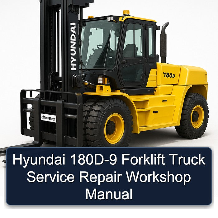 Hyundai 180D-9 Forklift Service Repair Workshop Manual
