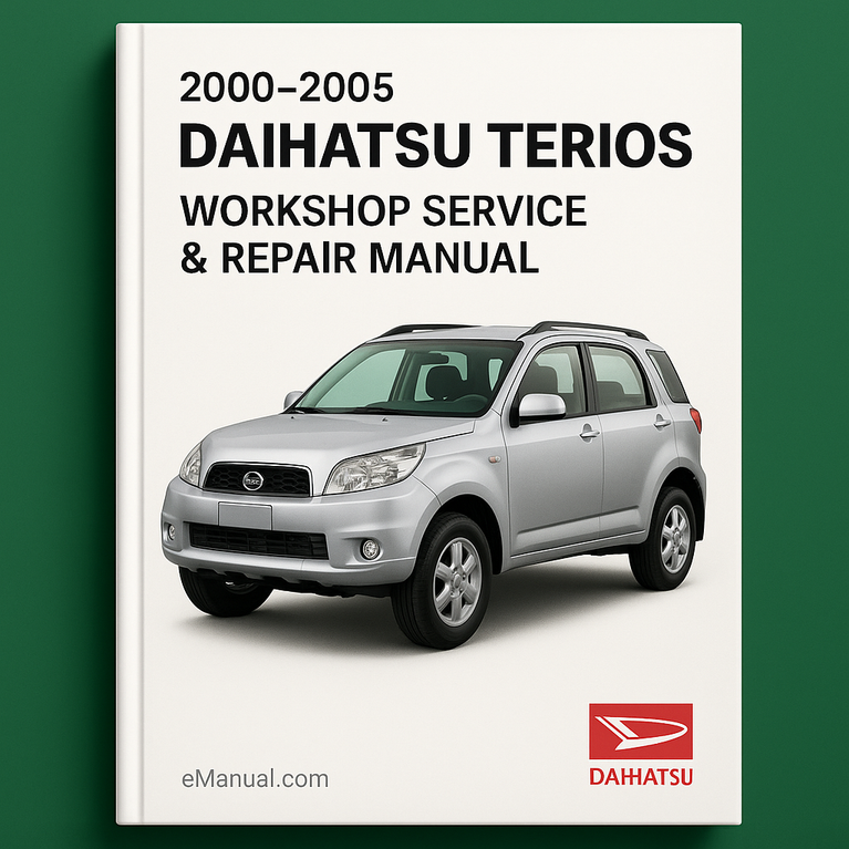 2000-2005 Daihatsu Terios Workshop Service Repair Manual