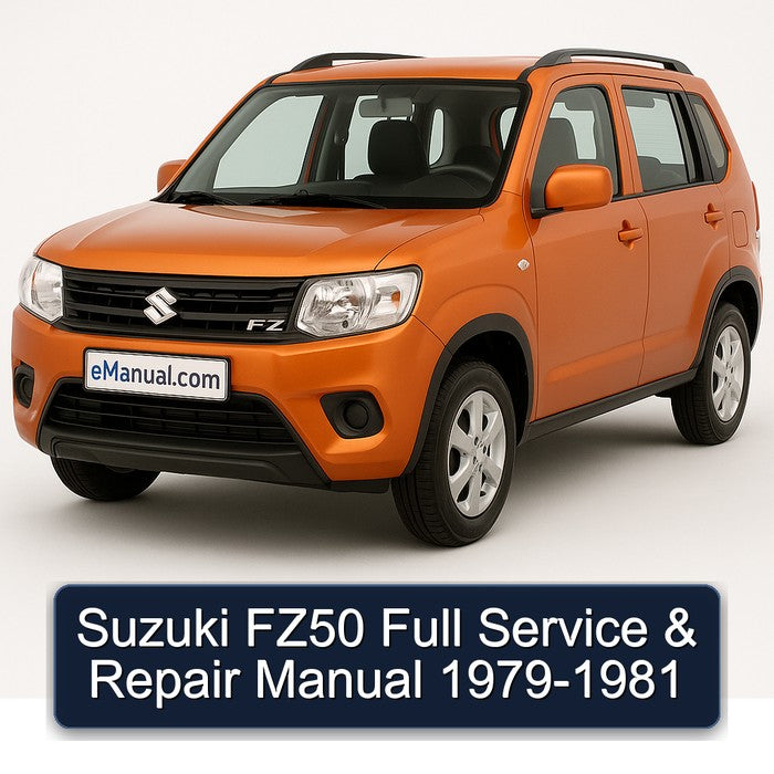 Suzuki FZ50 Full Service & Repair Manual 1979-1981