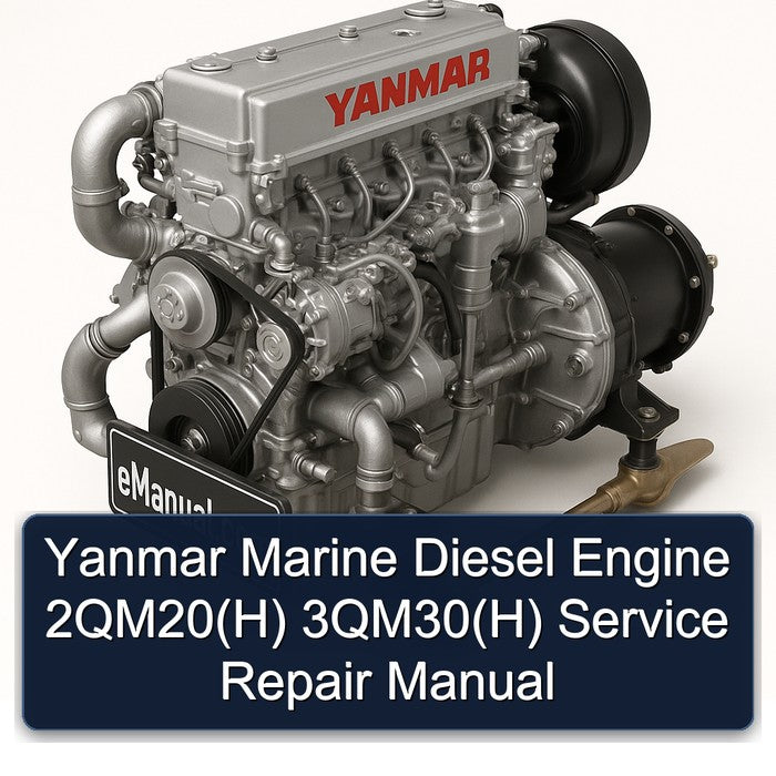 Yanmar Marine Diesel Engine 2QM20(H) 3QM30(H) Service Repair Manual