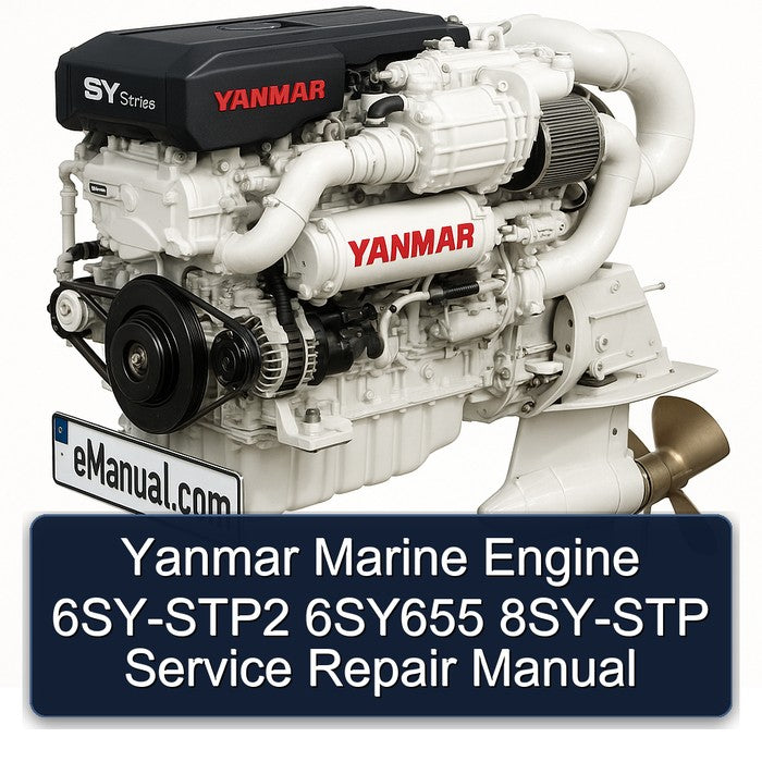 Yanmar Marine Engine 6SY-STP2 6SY655 8SY-STP Service Repair Manual