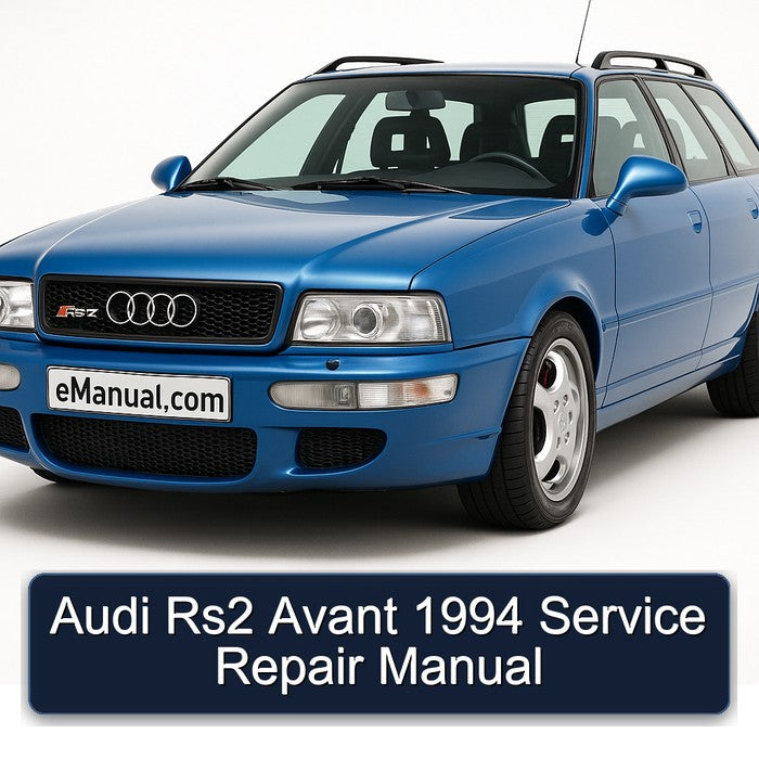 Audi Rs2 Avant 1994 Service Repair Manual