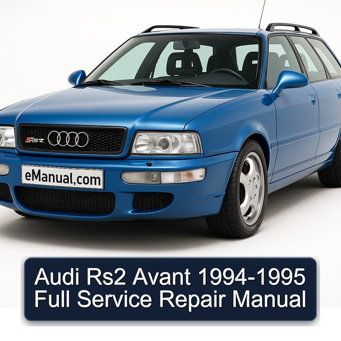 Audi Rs2 Avant 1994-1995 Full Service Repair Manual