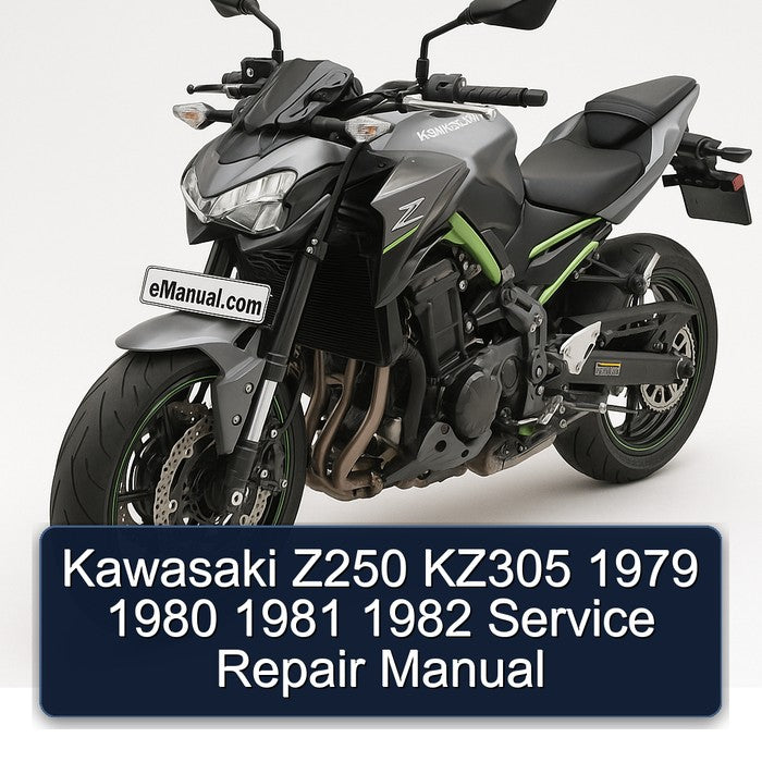 Kawasaki Z250 KZ305 1979 1980 1981 1982 Service Repair Manual