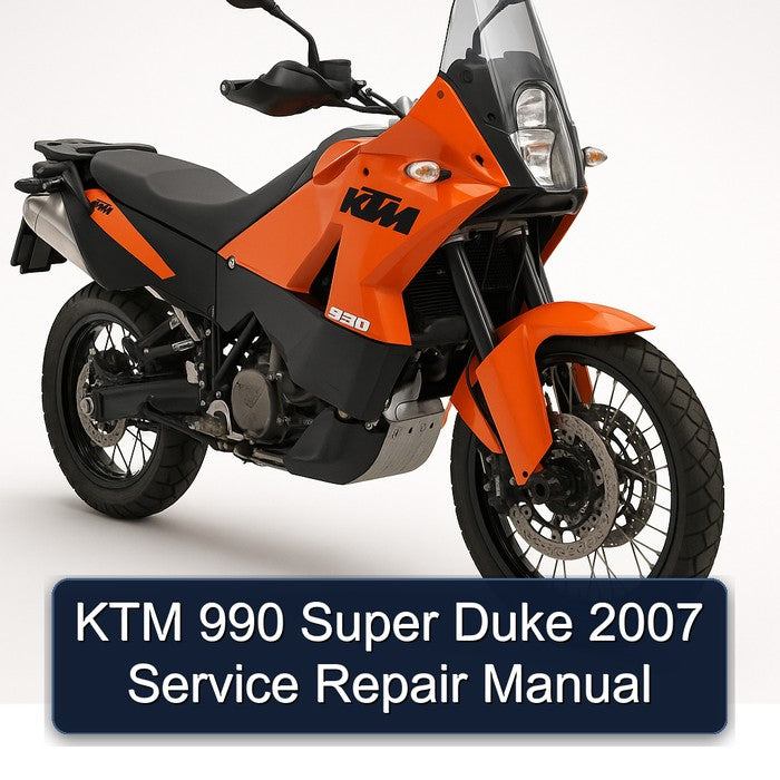 KTM 990 Super Duke 2007 Service Repair Manual