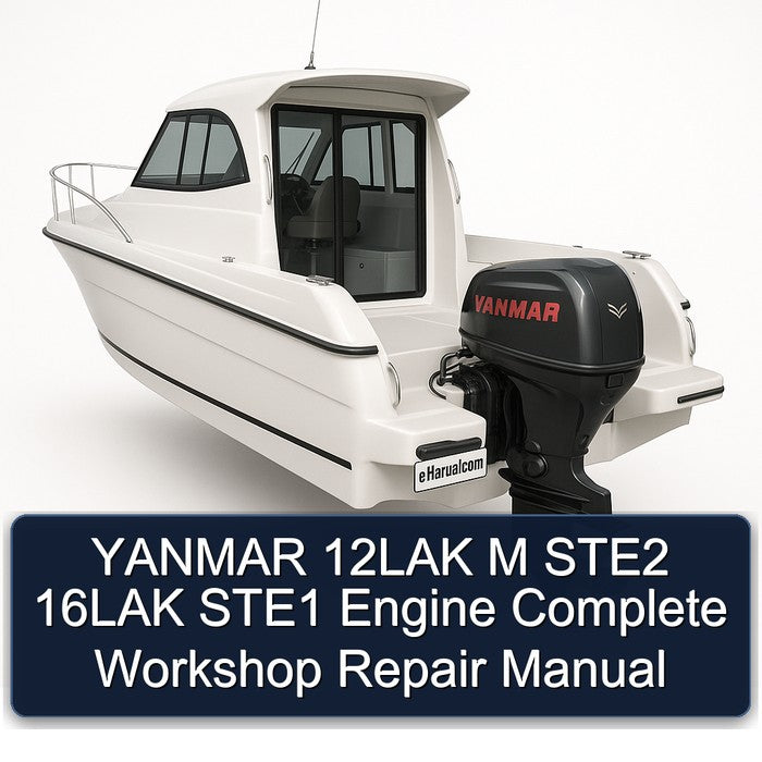 YANMAR 12LAK M STE2 16LAK STE1 Engine Complete Workshop Repair Manual