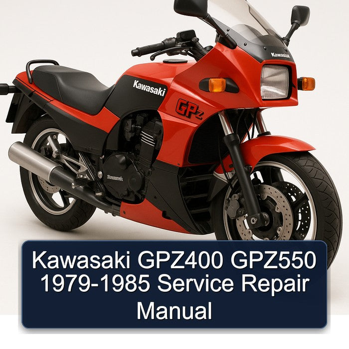 Kawasaki GPZ400 GPZ550 1979-1985 Service Repair Manual