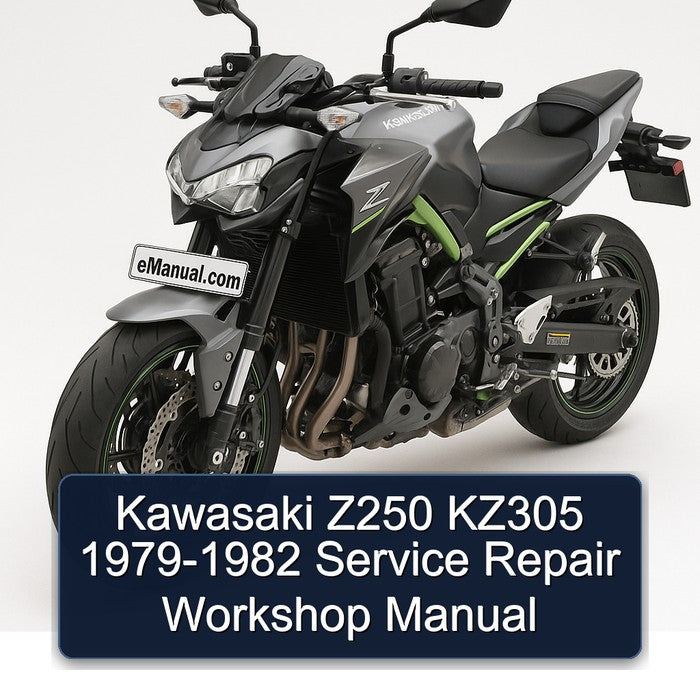 Kawasaki Z250 KZ305 1979-1982 Service Repair Workshop Manual