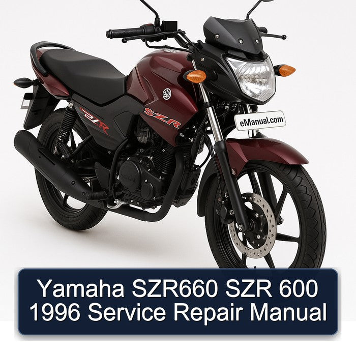 Yamaha SZR660 SZR 600 1996 Service Repair Manual